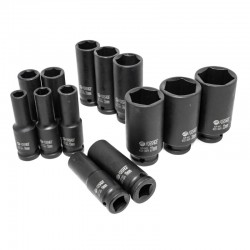 Вложки ударни 1/2 “ 13 бр Дълбоки 10-32 Forsage